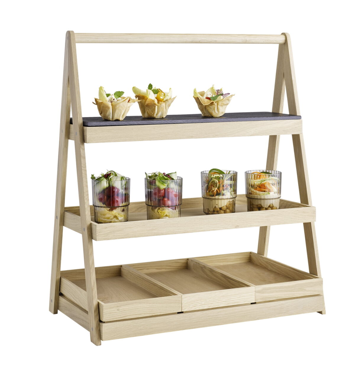 3 Tier Tray -Valo- 55.5 x 32.5 x 64 cm - Image 1
