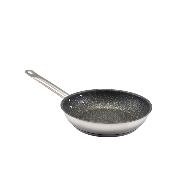 1524-00NS GenWare Non Stick Teflon Stainless Steel Frying Pan 24cm - Image 1