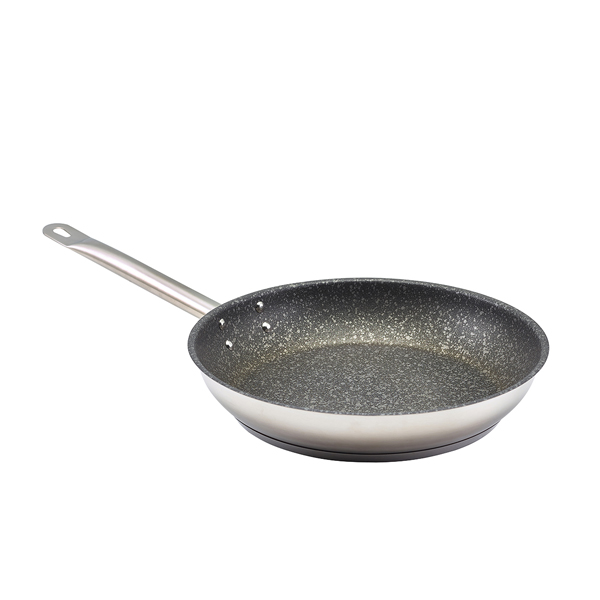 1528-00NS GenWare Non Stick Teflon Stainless Steel Frying Pan 28cm - Image 1