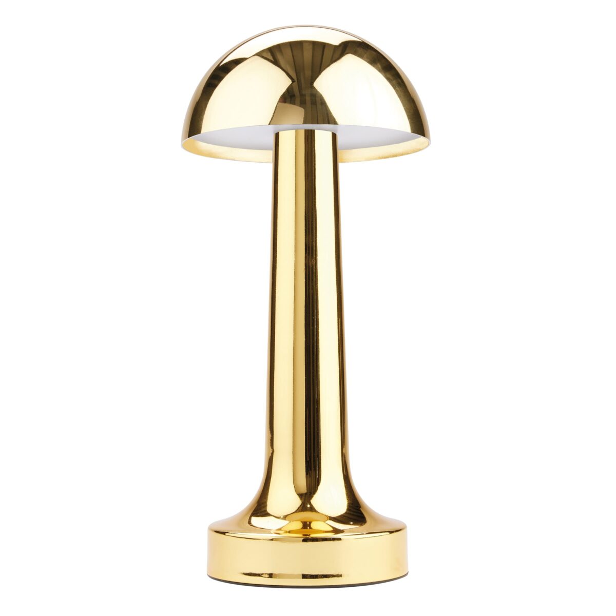 Dome' Brassy Table Lamp 22cm/8.5" - Image 1