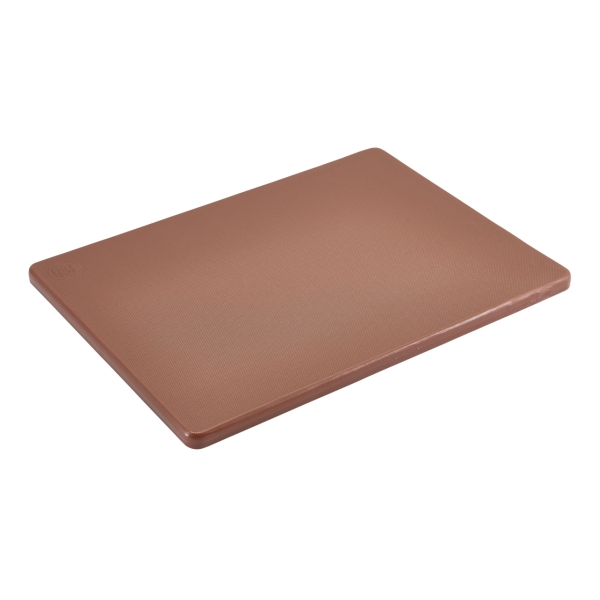 BR1812 GenWare Brown Low Density Chopping Board 18 x 12 x 0.5" - Image 1