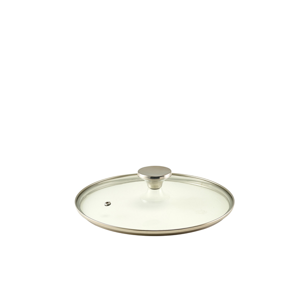 CACS2411-LID GenWare Glass Lid For Cast Aluminium Casserole Dish 24cm - Image 1