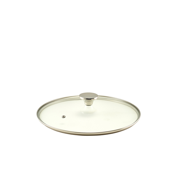 CACS2813-LID GenWare Glass Lid For Cast Aluminium Casserole Dish 28cm - Image 1