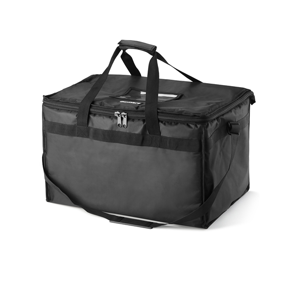 FDB-2315BK GenWare Large Polyester Insulated Food Delivery Bag - Image 1