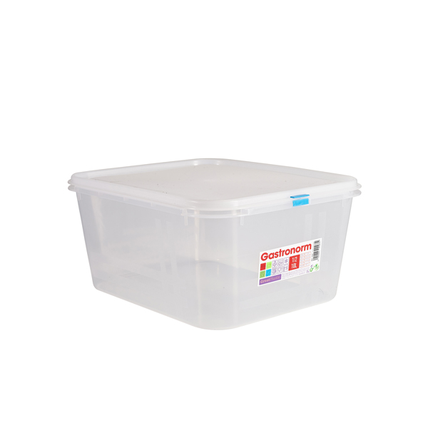 GNCPP12-150 GenWare Clear Polypropylene Container GN1/2 150mm - Image 1