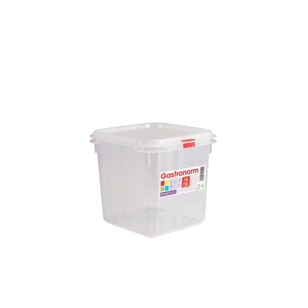 GNCPP16-150 GenWare Clear Polypropylene Container GN1/6 150mm - Image 1