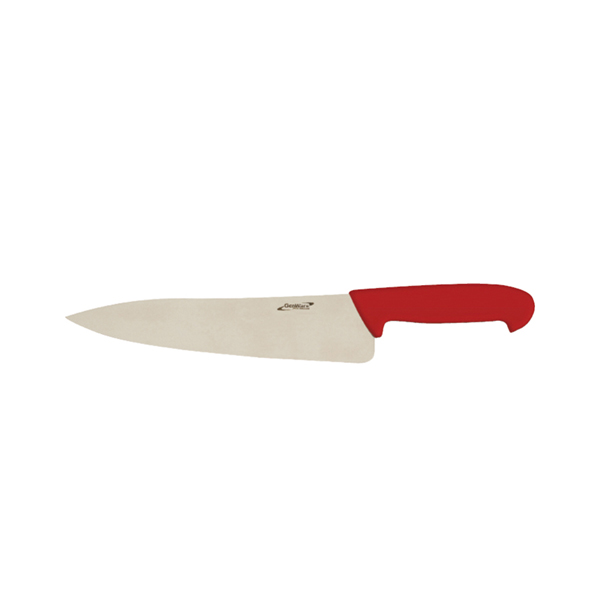 K-C10R Genware 10'' Chef Knife Red - Image 1