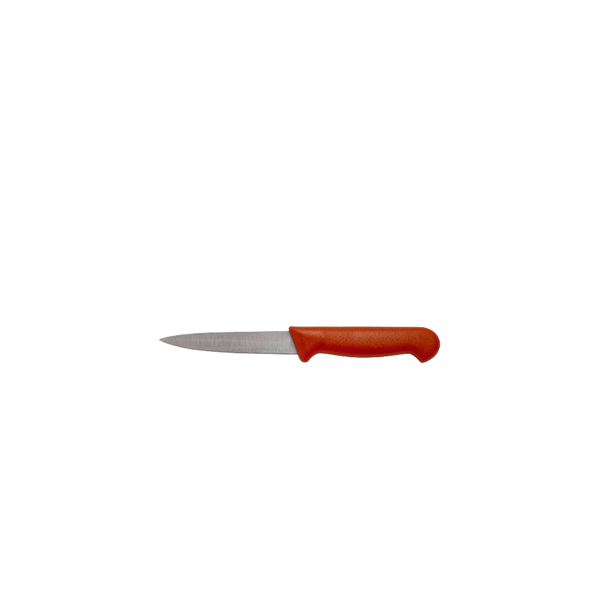 K-V4R Genware 4" Vegetable Knife Red - Image 1