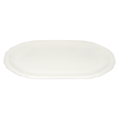 31-12-124LR Create Oval Rimmed Plate 33x22.1cm - Image 1
