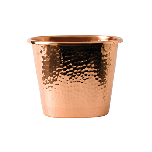 46-24-511LR Hammered Copper Bottle Holder 22x15cm - Image 1