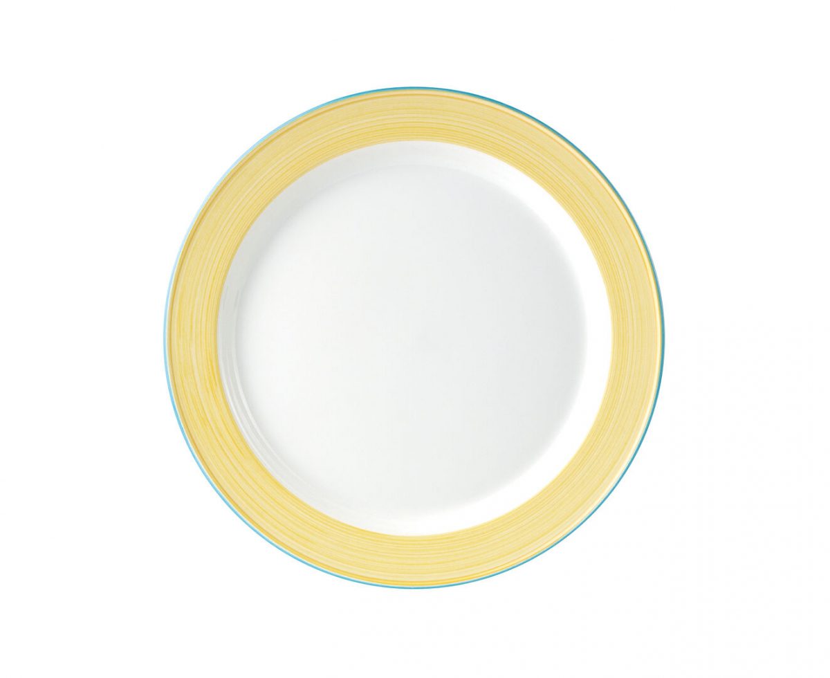 Rio Yellow Slimline Plate 20.25cm (8") - Image 1
