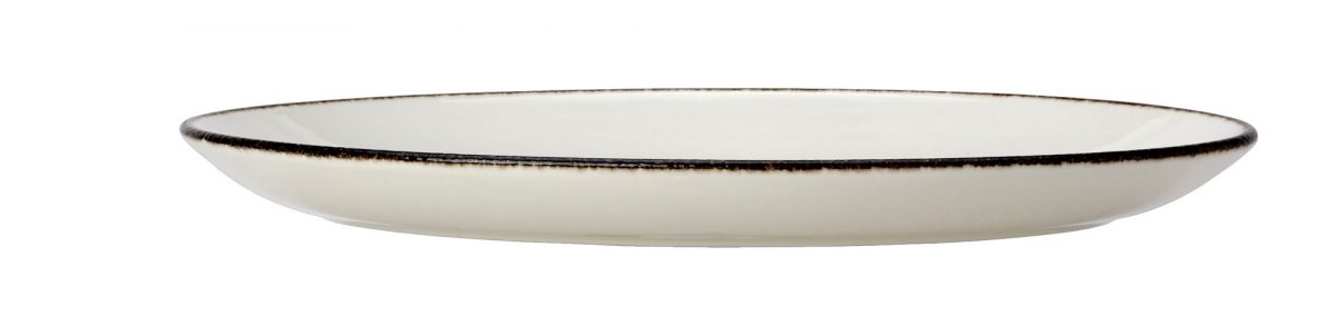Blue Dapple Oval Coupe Plate 30.5cm 12" - Image 1
