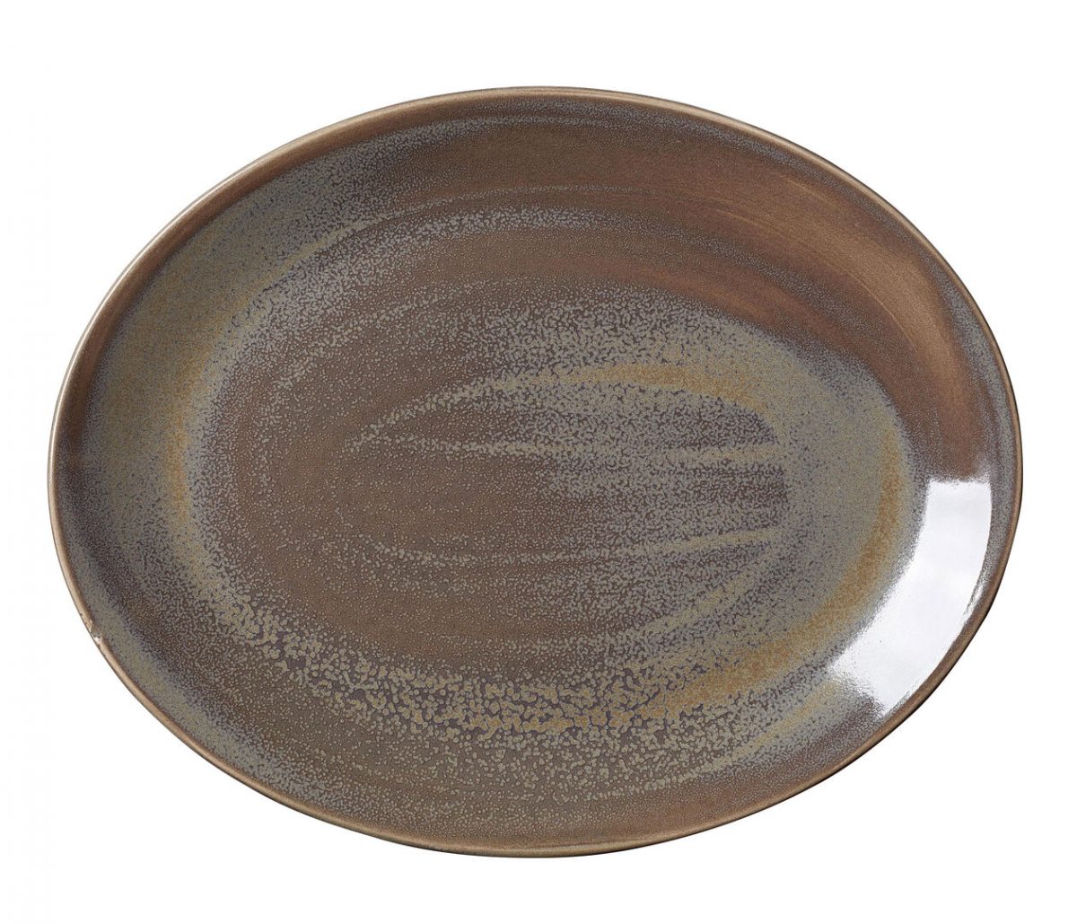 Revolution Granite Oval Coupe Plate 34.25cm 13 1/2" - Image 1